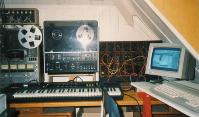 Studio in the Klaverstraat house, Utrecht.