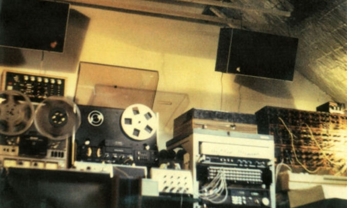 Studio in the loft at Oudenoord, Utrecht.